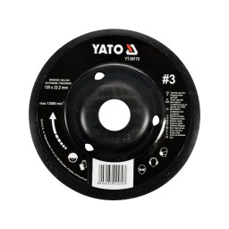 DISC RASPEL LEMN,DEPRESAT,125X22.2MM,NR3