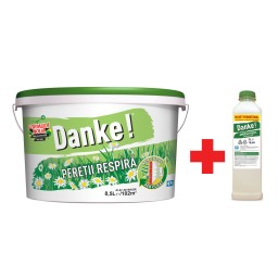 Vopsea lavabila interior Danke, alba, 8.5 L