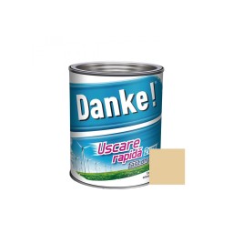 Vopsea alchidica pentru lemn / metal, Danke, exterior, ocru, 0.75 L