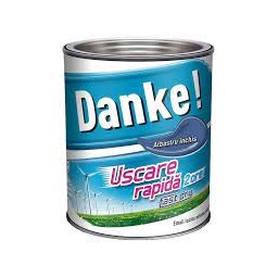 Vopsea alchidica pentru lemn / metal, Danke, exterior, albastru inchis, 0.75 L
