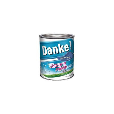 Vopsea alchidica pentru lemn / metal, Danke, exterior, albastru inchis, 0.75 L