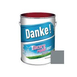Vopsea alchidica pentru lemn / metal, Danke, exterior, gri metal, 4.0 L
