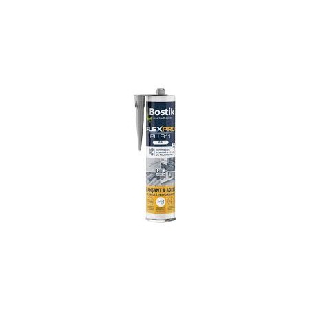 Etansant si adeziv poliuretanic, Bostik FLEXPRO PU 811, gri, interior / exterior, 300 ml