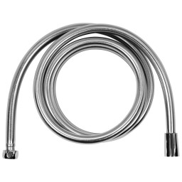 SHOWER HOSE 2.0M PVC EXTRA SILVER